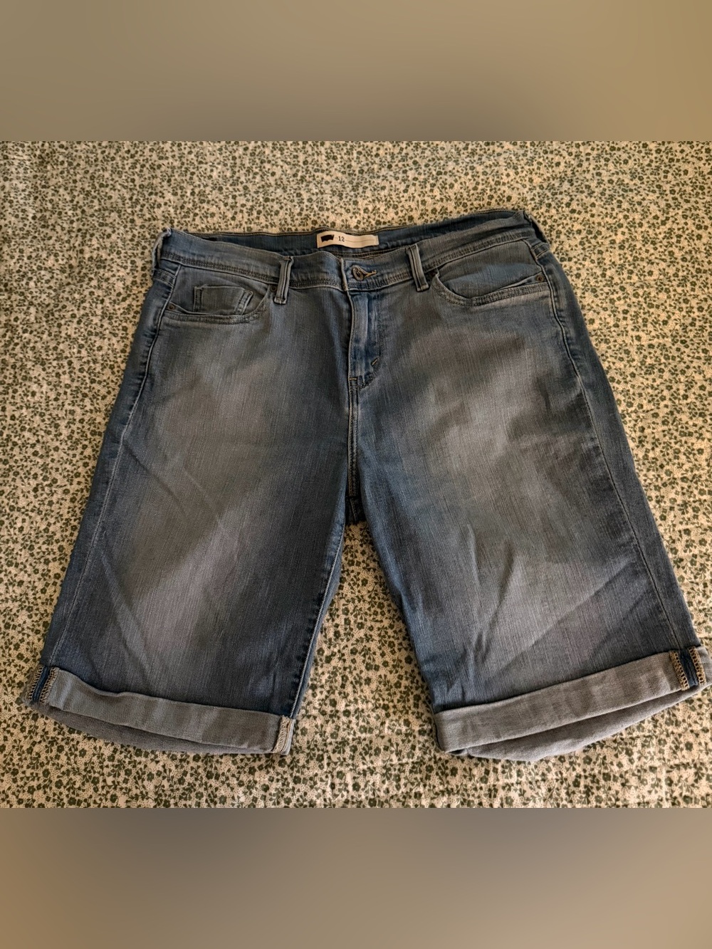 Levi’s Women’s Bermuda Length Denim Shorts - Size 12